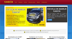 Desktop Screenshot of escuelademanejogarcia.com