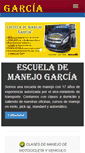 Mobile Screenshot of escuelademanejogarcia.com