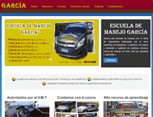 Tablet Screenshot of escuelademanejogarcia.com